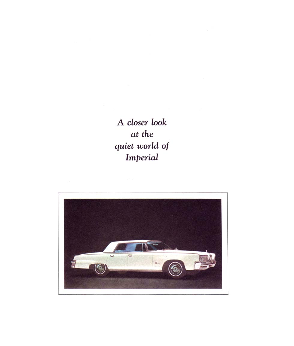 1964 Chrysler Imperial Brochure Page 4